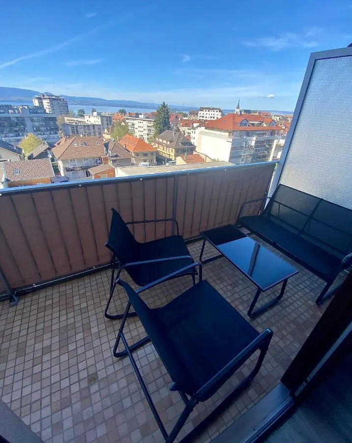 T2 Centre De Thonon Avec Vue Lac Apartment France